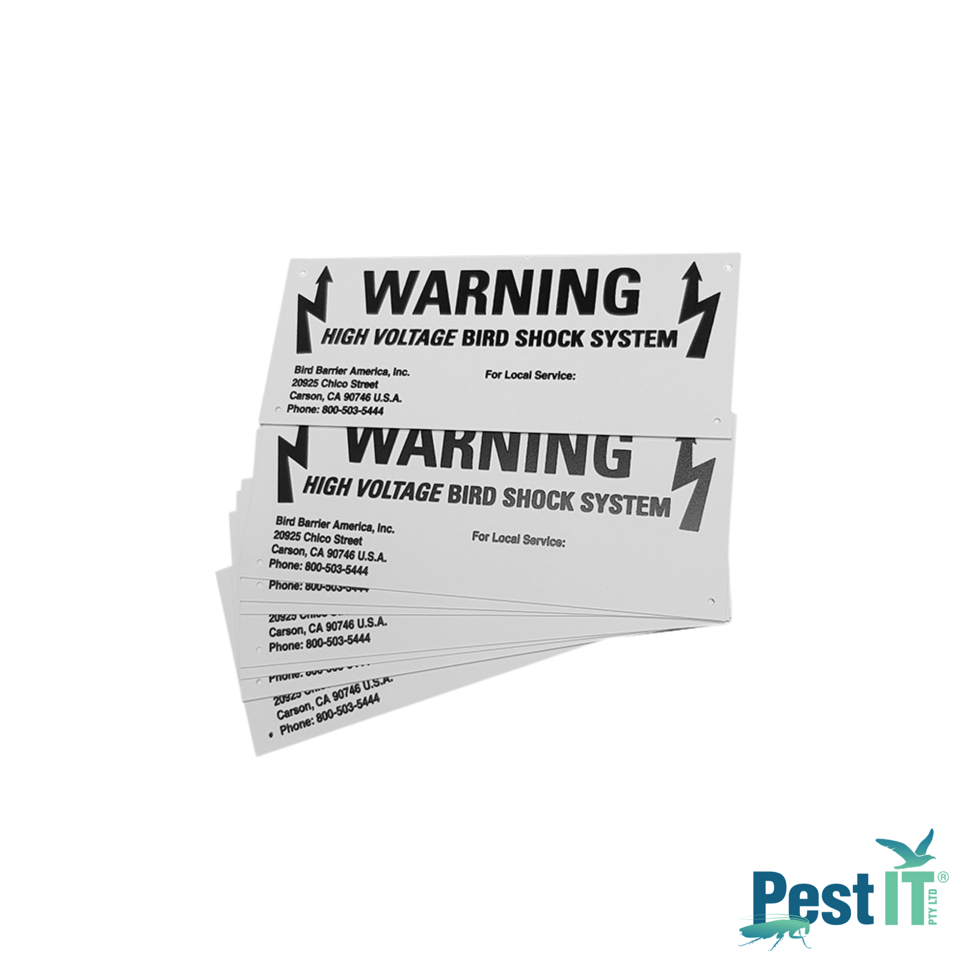 Avepro Shock Track Warning Labels Avepro Shock Track Quick Staight Connector In Use
