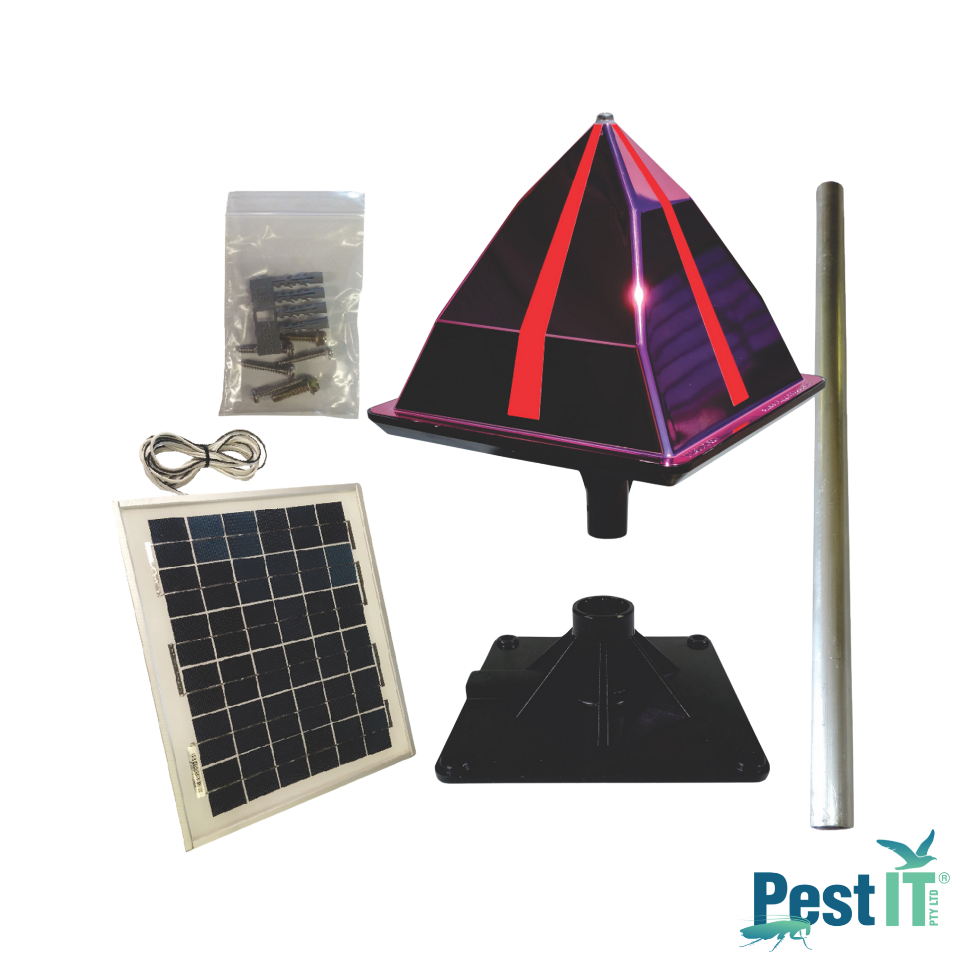 Eagle Eye 10W Solar Kit Colour Red Hero