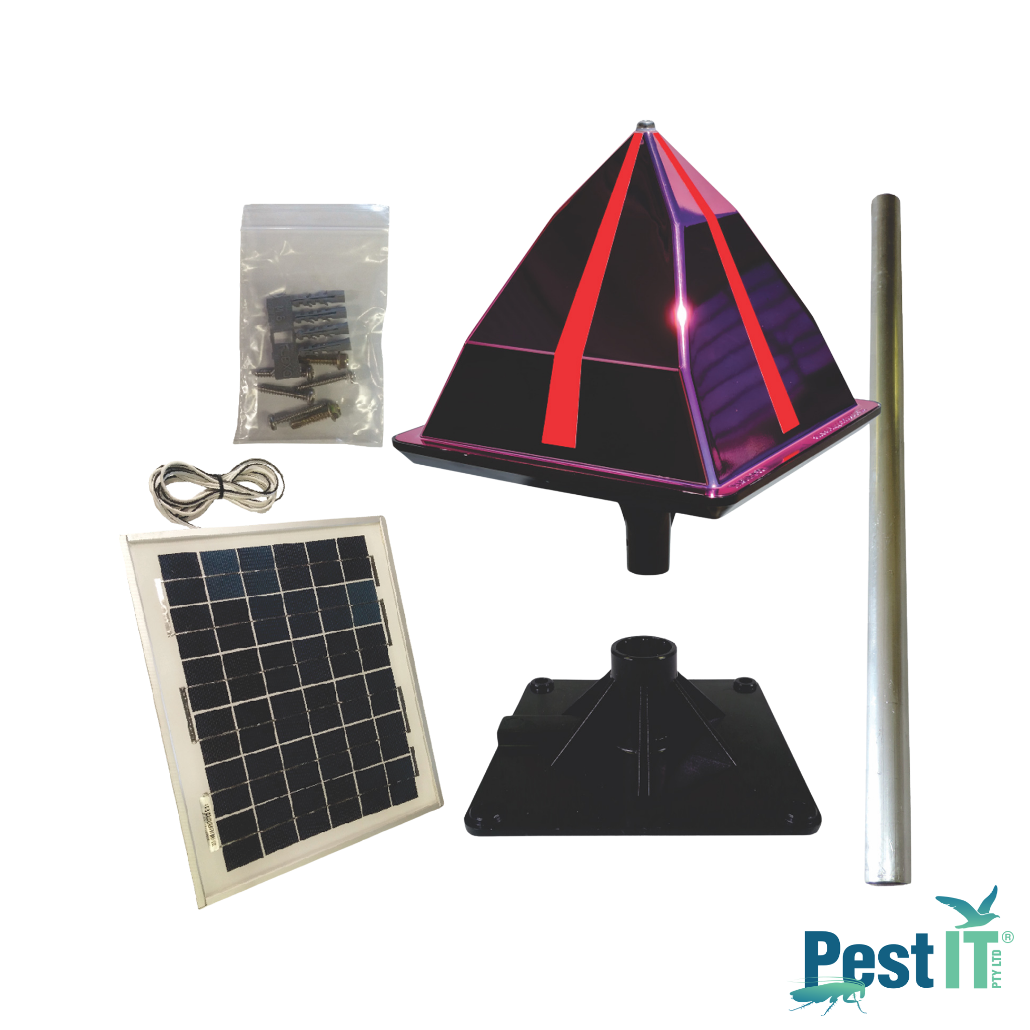 Eagle Eye 10W Solar Kit Colour Red Hero