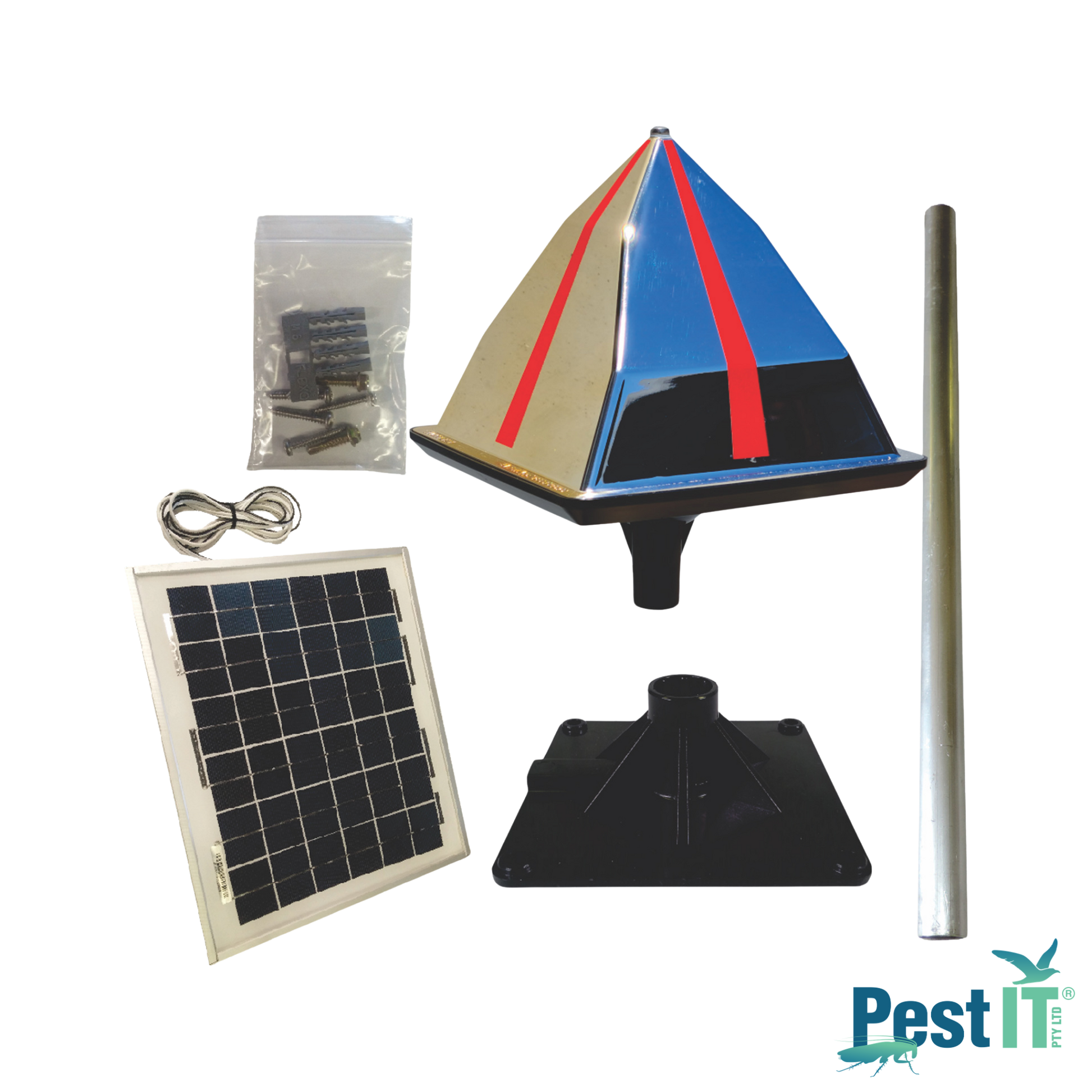 Eagle Eye 10W Solar Kit Colour Silver Hero