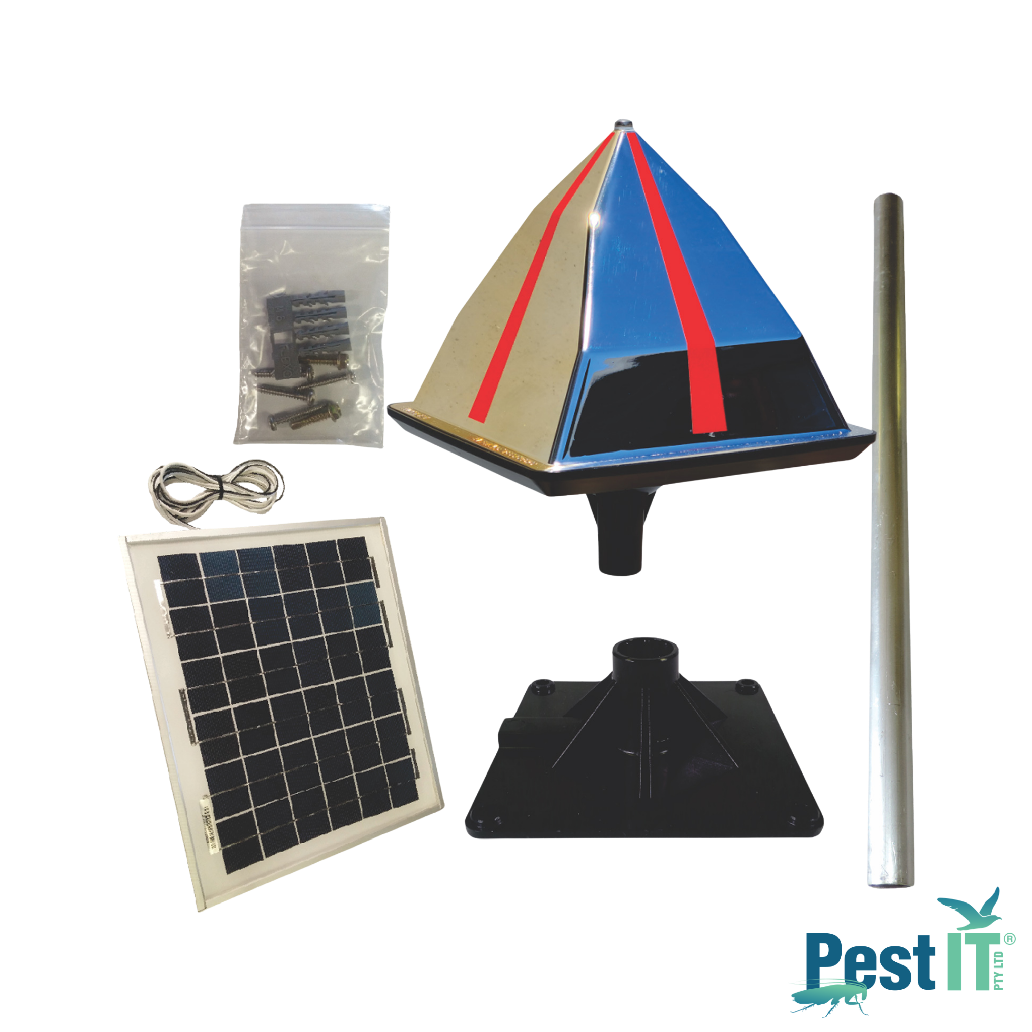 Eagle Eye 10W Solar Kit Colour Silver Hero