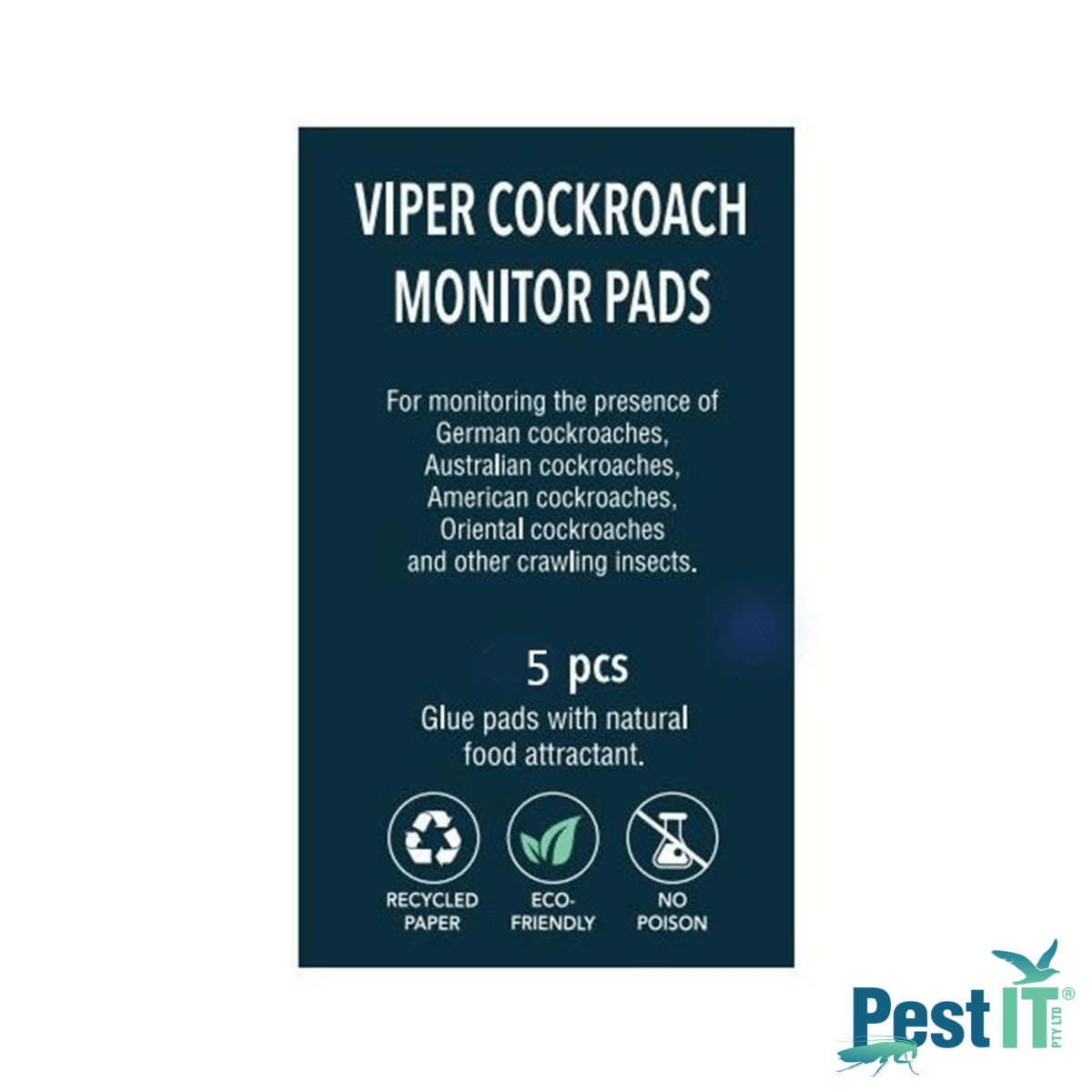 Viper Cockroach Monitor Pads  Back  Square 