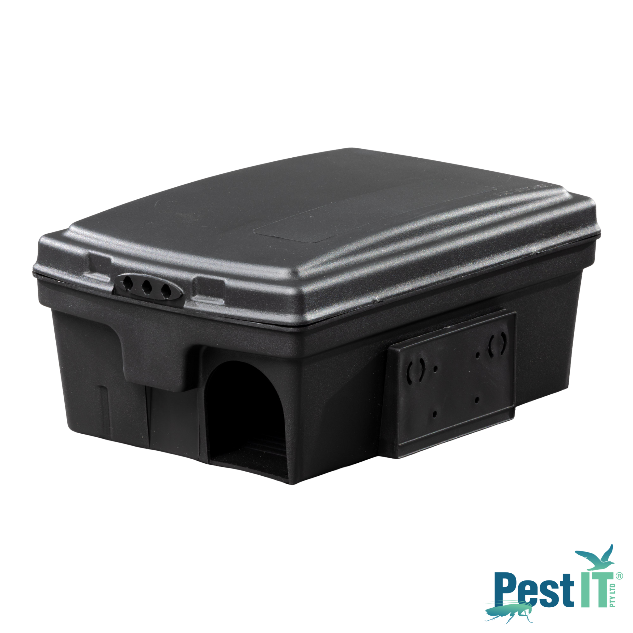 Viper Deluxe Rodent Station With Snap Trap Angle Alt Side